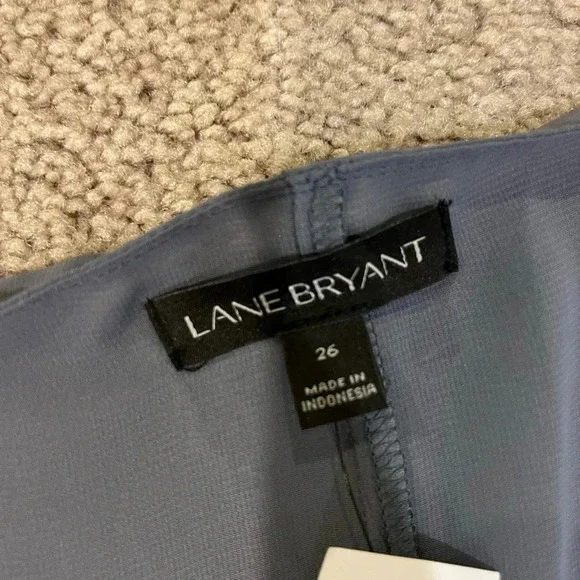 Lane Bryant V-Neck Flutter Sleeve Blouse - Picture 7 of 8